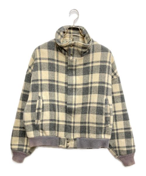 WOOLRICH（ウールリッチ）WOOLRICH (ウールリッチ) ウール中綿ジャケット グレー サイズ:Mの古着・服飾アイテム
