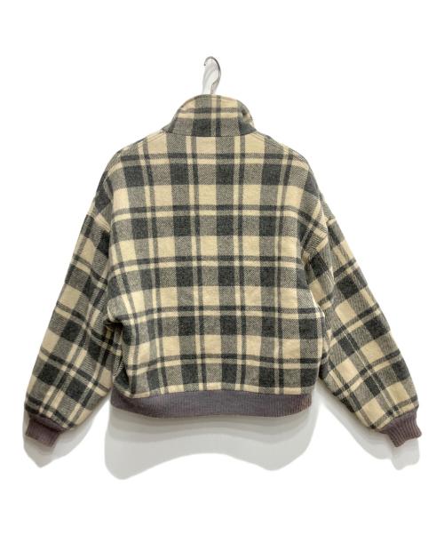 WOOLRICH（ウールリッチ）WOOLRICH (ウールリッチ) ウール中綿ジャケット グレー サイズ:Mの古着・服飾アイテム