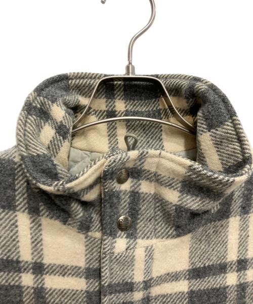 WOOLRICH（ウールリッチ）WOOLRICH (ウールリッチ) ウール中綿ジャケット グレー サイズ:Mの古着・服飾アイテム