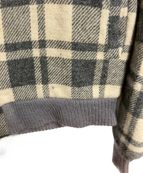 WOOLRICH（ウールリッチ）WOOLRICH (ウールリッチ) ウール中綿ジャケット グレー サイズ:Mの古着・服飾アイテム