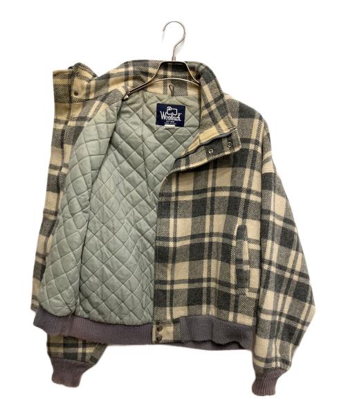 WOOLRICH（ウールリッチ）WOOLRICH (ウールリッチ) ウール中綿ジャケット グレー サイズ:Mの古着・服飾アイテム