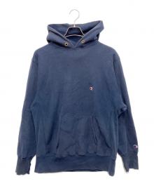 Champion REVERSE WEAVE（チャンピオン リバース ウィーブ）の古着「プルオーバーパーカー」｜ネイビー