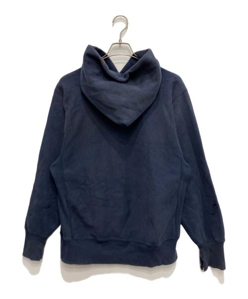 Champion REVERSE WEAVE（チャンピオン リバース ウィーブ）Champion REVERSE WEAVE (チャンピオン リバース ウィーブ) プルオーバーパーカー ネイビー サイズ:Lの古着・服飾アイテム