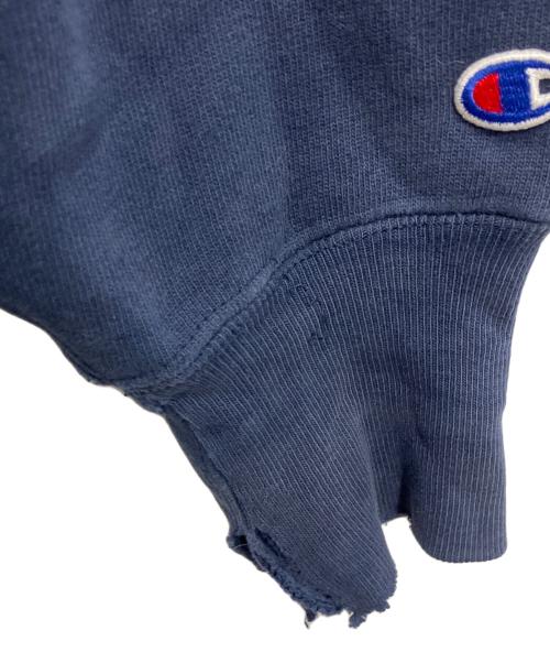 Champion REVERSE WEAVE（チャンピオン リバース ウィーブ）Champion REVERSE WEAVE (チャンピオン リバース ウィーブ) プルオーバーパーカー ネイビー サイズ:Lの古着・服飾アイテム