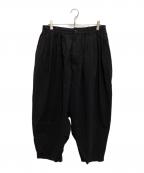 SASQUATCHfabrix.サスクワッチファブリックス）の古着「BIG SILHOUETTE TAPERED PANTS」｜ブラック