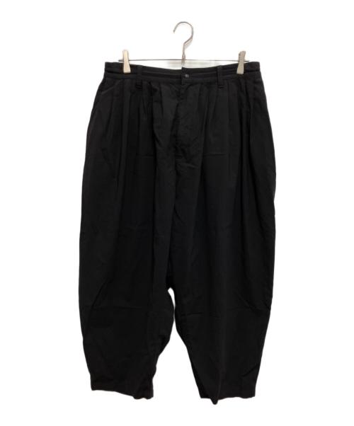SASQUATCHfabrix.（サスクワッチファブリックス）SASQUATCHfabrix. (サスクワッチファブリックス) BIG SILHOUETTE TAPERED PANTS ブラック サイズ:Lの古着・服飾アイテム