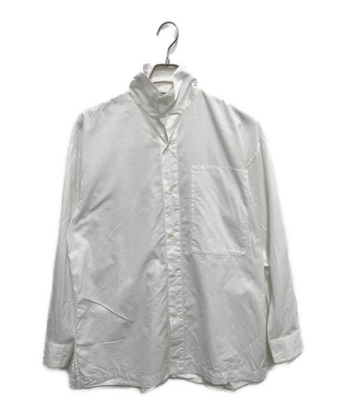 ISSEY MIYAKE（イッセイミヤケ）ISSEY MIYAKE (イッセイミヤケ) スタンドカラーシャツ ホワイト サイズ:Mの古着・服飾アイテム