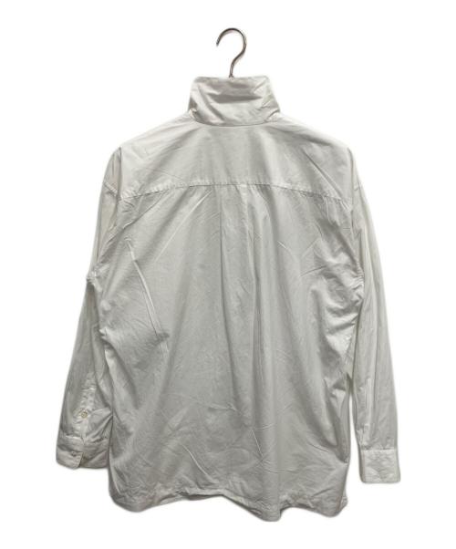 ISSEY MIYAKE（イッセイミヤケ）ISSEY MIYAKE (イッセイミヤケ) スタンドカラーシャツ ホワイト サイズ:Mの古着・服飾アイテム