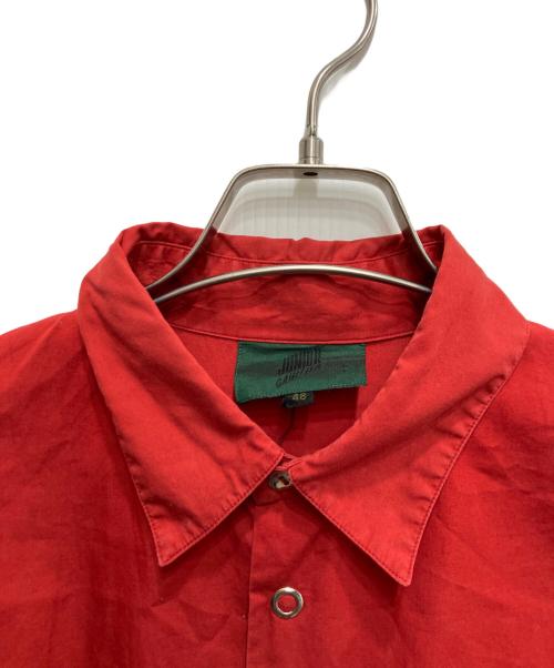 JUNIOR GAULTIER（ジュニアゴルチエ）JUNIOR GAULTIER (ジュニアゴルチエ) スナップボタンシャツ レッド サイズ:48の古着・服飾アイテム
