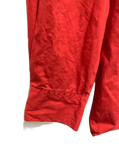 JUNIOR GAULTIER（ジュニアゴルチエ）JUNIOR GAULTIER (ジュニアゴルチエ) スナップボタンシャツ レッド サイズ:48の古着・服飾アイテム