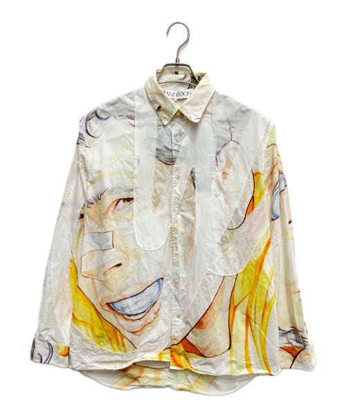 J.W.ANDERSON（ジェイダブリューアンダーソン）J.W.ANDERSON (ジェイダブリューアンダーソン) Pol Anglada Print Shirt マルチカラー サイズ:38の古着・服飾アイテム