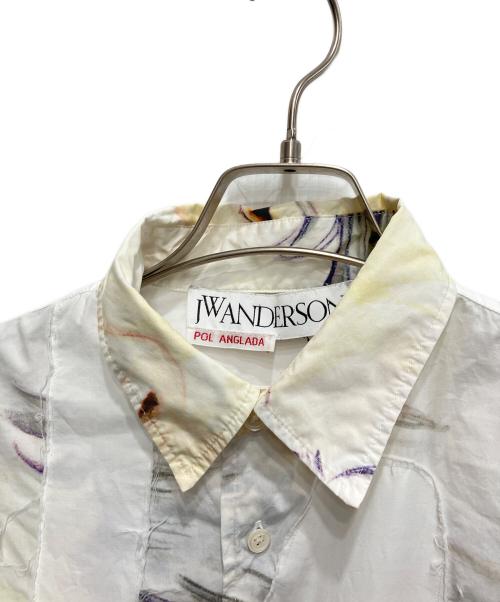 J.W.ANDERSON（ジェイダブリューアンダーソン）J.W.ANDERSON (ジェイダブリューアンダーソン) Pol Anglada Print Shirt マルチカラー サイズ:38の古着・服飾アイテム