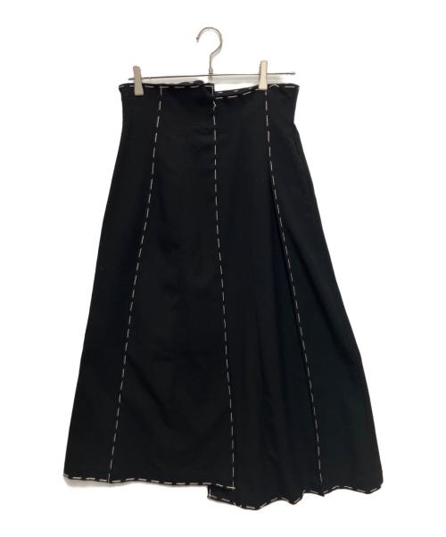 Ameri（アメリ）Ameri (アメリ) ステッチパネルスカート ブラック サイズ:Mの古着・服飾アイテム