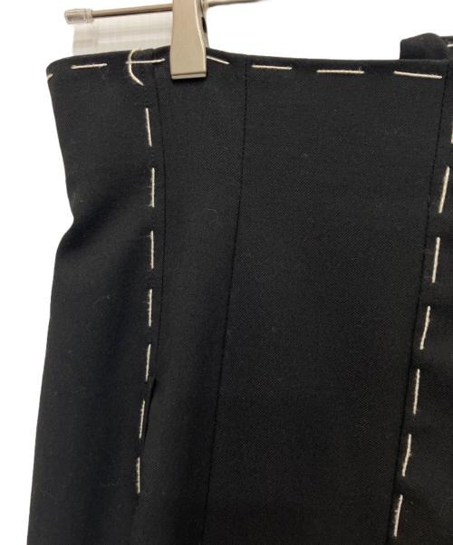 Ameri（アメリ）Ameri (アメリ) ステッチパネルスカート ブラック サイズ:Mの古着・服飾アイテム