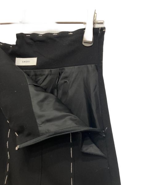 Ameri（アメリ）Ameri (アメリ) ステッチパネルスカート ブラック サイズ:Mの古着・服飾アイテム