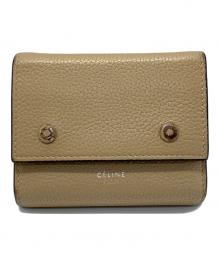 CELINE（セリーヌ）の古着「スモール フォールデッド マルチファンクション」｜ベージュ
