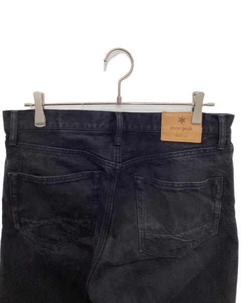 Snow peak（スノーピーク）snow peak (スノーピーク) Recycled Cotton 5pkt Denim Regular ブラック サイズ:81cm (W32)の古着・服飾アイテム