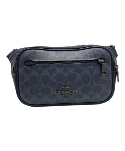 COACH（コーチ）COACH (コーチ) エリアスボディーバッグ ブラック×グレーの古着・服飾アイテム