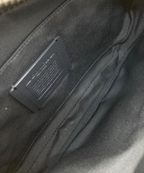COACH（コーチ）COACH (コーチ) エリアスボディーバッグ ブラック×グレーの古着・服飾アイテム