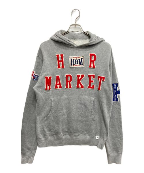 H.R.MARKET（ハリウッドランチマーケッド）H.R.MARKET (ハリウッドランチマーケッド) プルオーバーパーカー グレー サイズ:M/Lの古着・服飾アイテム