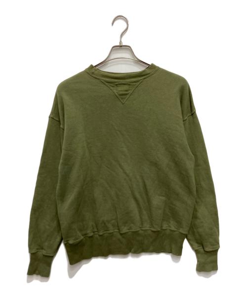 WAREHOUSE（ウエアハウス）WAREHOUSE (ウエアハウス) BEAMS PLUS (ビームスプラス) 別注両面Vスウェット カーキ サイズ:40の古着・服飾アイテム