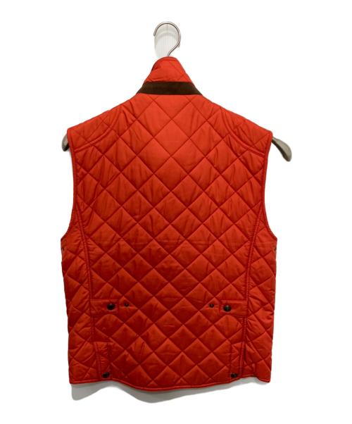 POLO RALPH LAUREN（ポロ・ラルフローレン）POLO RALPH LAUREN (ポロ・ラルフローレン) キルティングベスト オレンジ サイズ:Mの古着・服飾アイテム