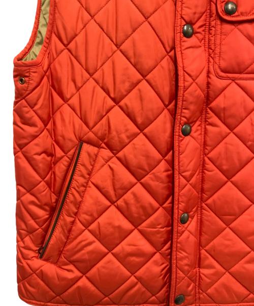 POLO RALPH LAUREN（ポロ・ラルフローレン）POLO RALPH LAUREN (ポロ・ラルフローレン) キルティングベスト オレンジ サイズ:Mの古着・服飾アイテム