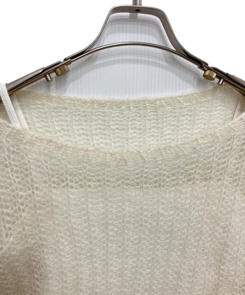 Snidel（スナイデル）Snidel (スナイデル) モヘヤニットキャミワンピースセット ホワイトの古着・服飾アイテム