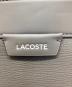 中古・古着 LACOSTE (ラコステ) オシアン レザーレポーターバッグ ベージュ：12000円