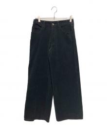 ATTISESSION（アティセッション）の古着「コーデュロイパンツ」｜ブラック