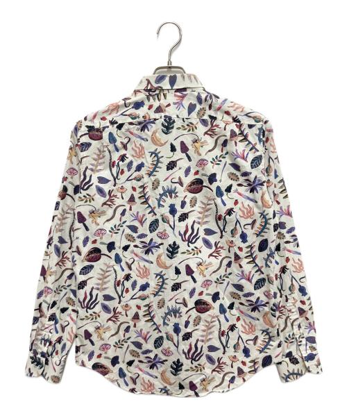 PAUL SMITH（ポールスミス）PAUL SMITH (ポールスミス) ボタニカル柄シャツ ホワイト サイズ:Mの古着・服飾アイテム