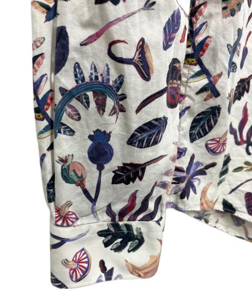PAUL SMITH（ポールスミス）PAUL SMITH (ポールスミス) ボタニカル柄シャツ ホワイト サイズ:Mの古着・服飾アイテム