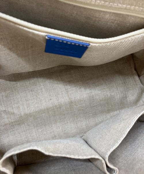 GUCCI（グッチ）GUCCI (グッチ) マイクログッチシマ ハンドバッグ ブルーの古着・服飾アイテム