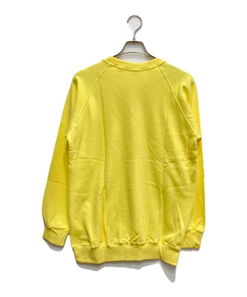 久米繊維（クメセンイ）久米繊維 (クメセンイ) スウェット イエロー サイズ:Lの古着・服飾アイテム