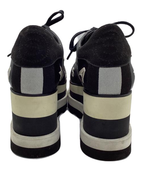 STELLA McCARTNEY（ステラマッカートニー）STELLA McCARTNEY (ステラマッカートニー) アルファベット刺繍厚底スニーカー ブラック サイズ:35 1/2の古着・服飾アイテム