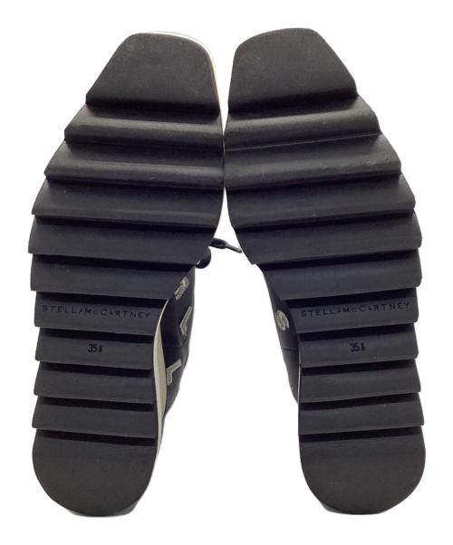 STELLA McCARTNEY（ステラマッカートニー）STELLA McCARTNEY (ステラマッカートニー) アルファベット刺繍厚底スニーカー ブラック サイズ:35 1/2の古着・服飾アイテム