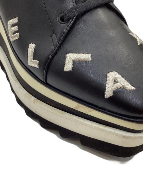 STELLA McCARTNEY（ステラマッカートニー）STELLA McCARTNEY (ステラマッカートニー) アルファベット刺繍厚底スニーカー ブラック サイズ:35 1/2の古着・服飾アイテム