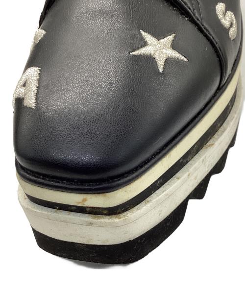 STELLA McCARTNEY（ステラマッカートニー）STELLA McCARTNEY (ステラマッカートニー) アルファベット刺繍厚底スニーカー ブラック サイズ:35 1/2の古着・服飾アイテム