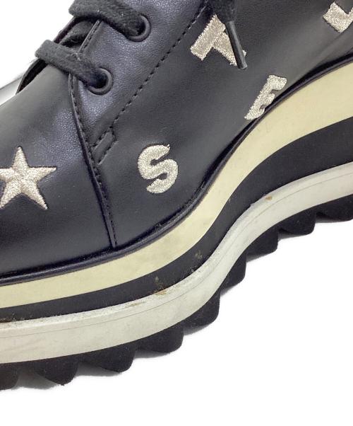 STELLA McCARTNEY（ステラマッカートニー）STELLA McCARTNEY (ステラマッカートニー) アルファベット刺繍厚底スニーカー ブラック サイズ:35 1/2の古着・服飾アイテム