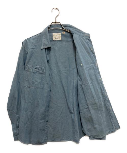 FULLCOUNT（フルカウント）FULLCOUNT (フルカウント) シャンブレーシャツ ブルー サイズ:size40の古着・服飾アイテム