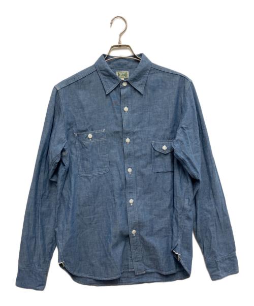 JELADO（ジェラード）JELADO (ジェラード) スモーカーシャツ ブルー サイズ:Lの古着・服飾アイテム