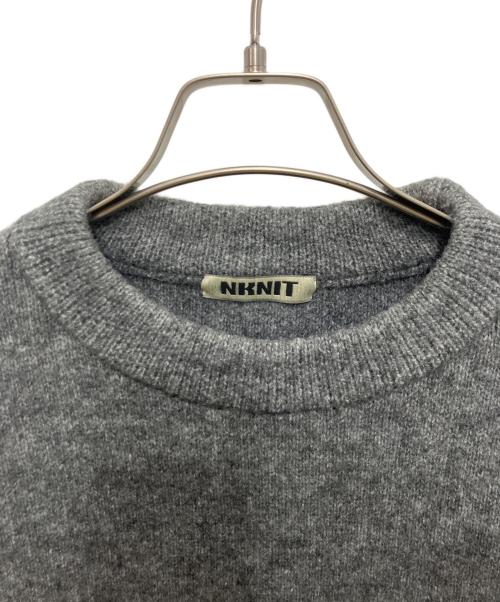NKNIT（ンニット）NKNIT (ンニット) ハートパターンニット グレーの古着・服飾アイテム