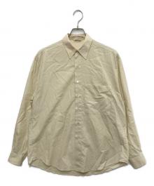 AURALEE（オーラリー）の古着「WASHED FINX TWILL BIG SHIRT」｜ベージュ