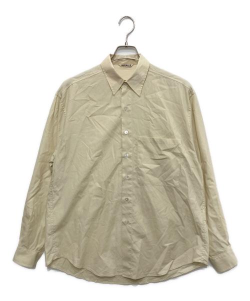 AURALEE（オーラリー）AURALEE (オーラリー) WASHED FINX TWILL BIG SHIRT ベージュ サイズ:3の古着・服飾アイテム