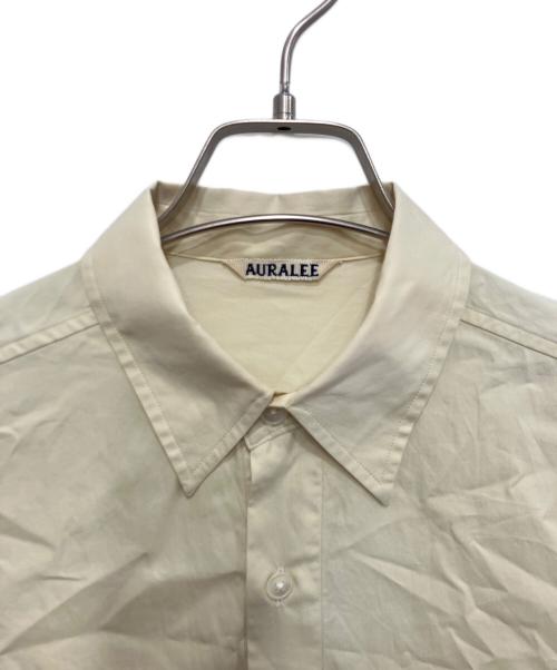 AURALEE（オーラリー）AURALEE (オーラリー) WASHED FINX TWILL BIG SHIRT ベージュ サイズ:3の古着・服飾アイテム
