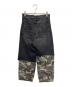 X-girl (エックスガール) FADED CAMO LAYERED PANTS ブラック サイズ:S：5000円