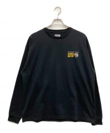 MOUNTAIN HARD WEAR×BEAMS（マウンテンハードウェア×ビームス）の古着「別注ロングスリーブカットソー」｜ブラック