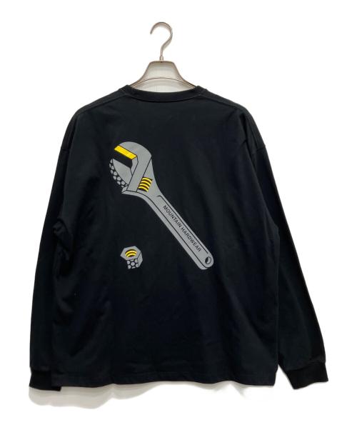 MOUNTAIN HARD WEAR（マウンテンハードウェア）MOUNTAIN HARD WEAR (マウンテンハードウェア) BEAMS (ビームス) 別注ロングスリーブカットソー ブラック サイズ:XLの古着・服飾アイテム