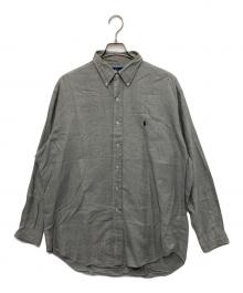 RALPH LAUREN（ラルフローレン）の古着「グレンチェックシャツ」｜グレー