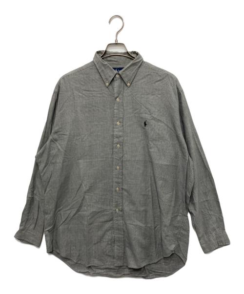 RALPH LAUREN（ラルフローレン）RALPH LAUREN (ラルフローレン) グレンチェックシャツ グレー サイズ:Lの古着・服飾アイテム